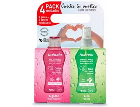 Toallitas De Alcohol barbaria spray pack 400 ml babaria 400ml