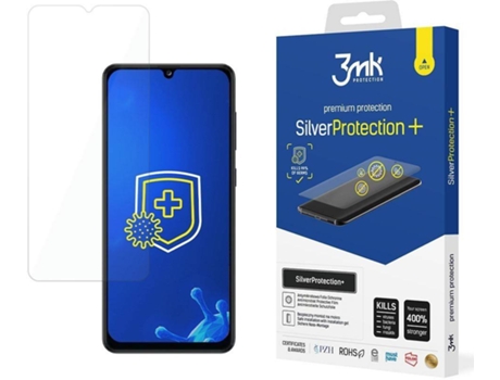 Protector Cristal Templado Samsung Galaxy A32 5G 3MK Antibacteriano