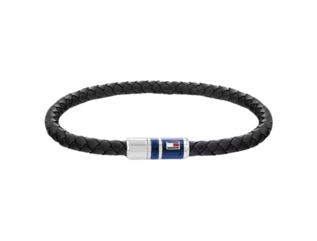 Pulsera de cuero genuino TOMMY HILFIGER Negro 2790293S