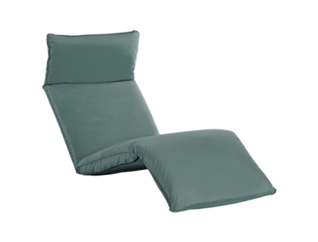 MAISON EXCLUSIVE Tumbona plegable de tela Oxford gris