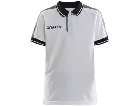 Polo de Hombre para Fútbol CRAFT Control Blanco (134 / 140 cm)