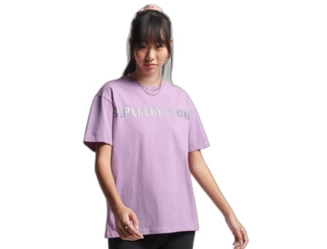 T-shirts SUPERDRY Mujer (40 - Morado)