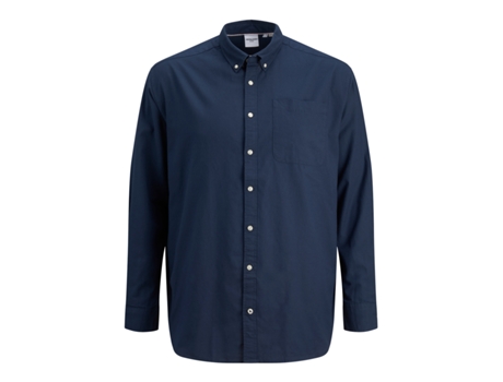 Camisa JACK & JONES Hombre (3XL - Azul)