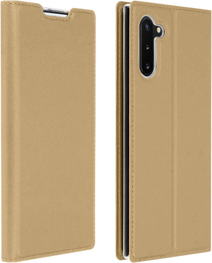 Funda Samsung Galaxy Note 10 DUX DUCIS Wallet Dorado