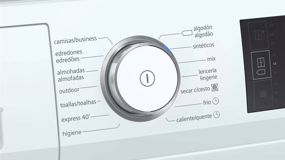 Secadora SIEMENS WT47URH1ES (8 kg - Bomba de Calor - Blanco)