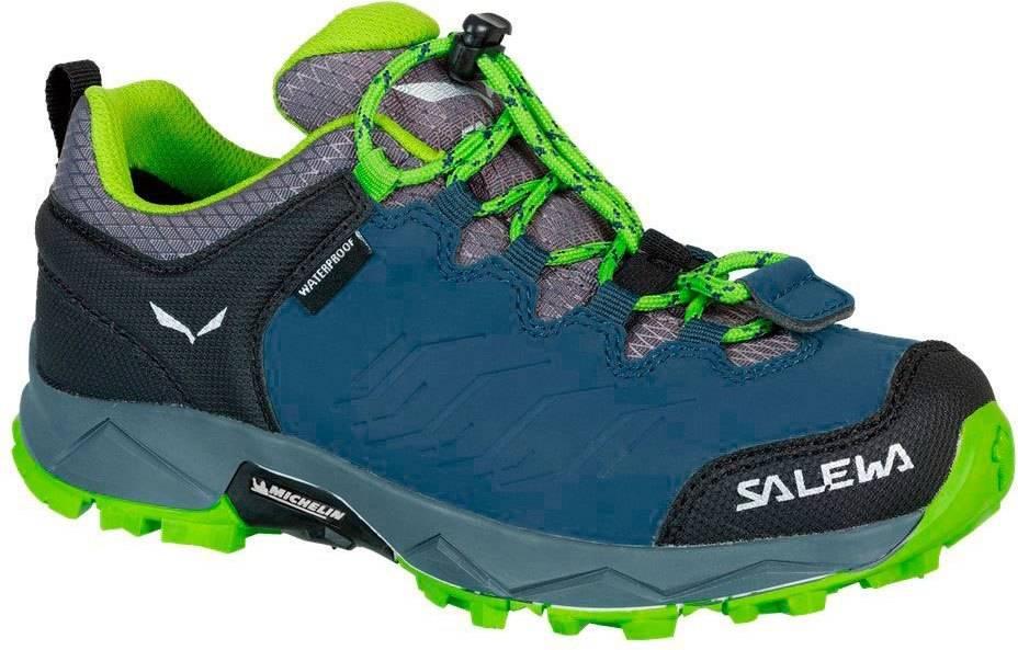 Jr Mountain Trainer waterproof zapatos de senderismo unisex salewa mtn wp azul para montaña eu 29