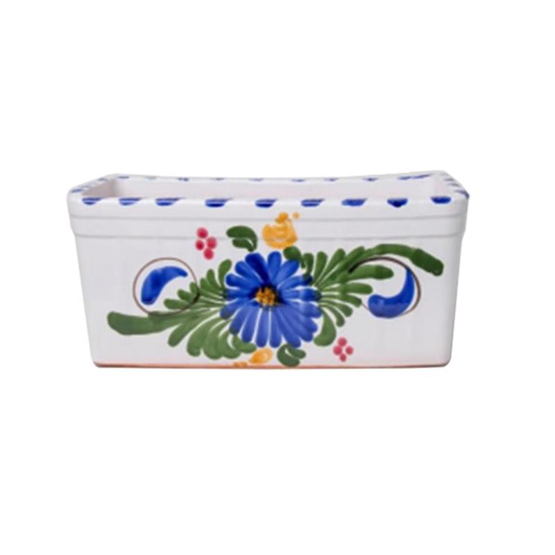 Jardinera Ceramica Flor 80x20 cm