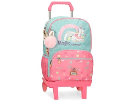 ENSO Mochila Escolar Con Carro Poliéster Magic Summer Multicolor