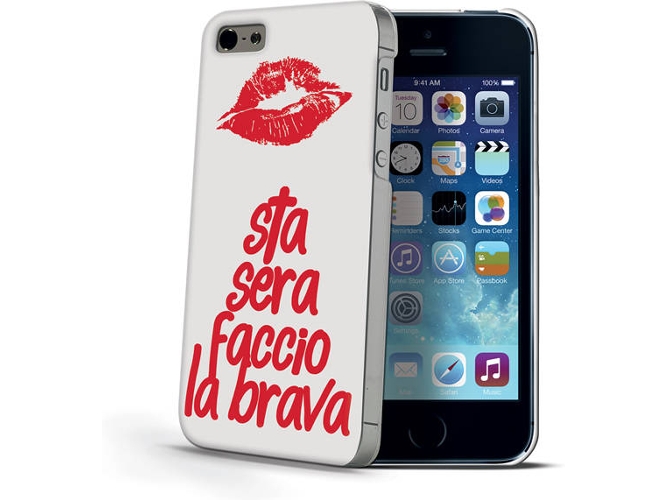 Funda iPhone 5s CELLY CDCOVIPH5BR Rojo