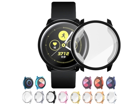 Carcasa de Reloj SLOWMOOSE Cobertura Total HD (Negro - Activo 2 44 Mm)