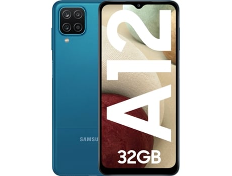 Samsung Galaxy A12 3 gb 32 azul libre smartphone 6.5 32gb hd+ octacore 2ghz telefono 3gb32gb 1651 cm 65“ 323 2021 ram quadcam exynos 850 5000 mah android 11 3g y capacidad interna 48mp 5.000 65 a127 3+32gb