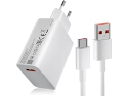 VENISYMLIS Kit de Cargador de Carga Rápida Turbo y Cable de Carga para Xiaomi Poco M4 Pro 5G (33W - 3A - USB - C - Blanco)