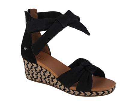 Sandalias Mujer UGG (41 - Cuero de Gamuza - Negro)