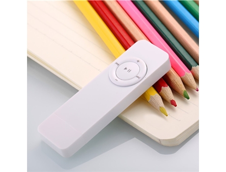 Mini reproductor de música mp3 portátil compatible con tarjeta micro sd tf[Blanco / 32gb]