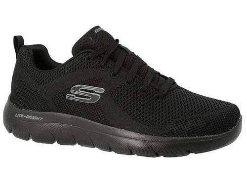 Zapatillas Deportivas Skechers negro tejido 425 hombre brisbane. 232057bbk. 40