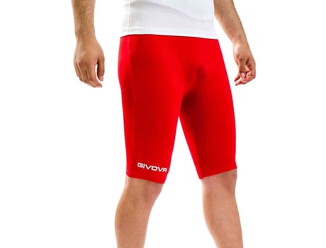 Ropa interior para Hombre GIVOVA Térmicos Skin Rojo para Fútbol (XXL)