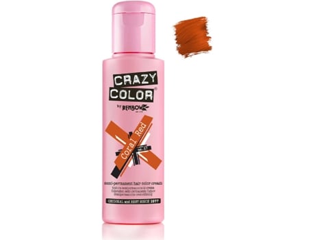 Comprar en oferta Crazy Color Semi-Permanent Hair Color Cream (100 ml) Coral Red