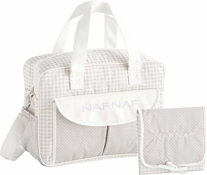 Mala de Maternidad NAFNAF Vichy (45x25x20 cm - Gris)