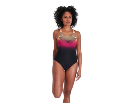 Roupa de Banho Digital Placement Medalist Preto Uk 32 Mulherspeedo