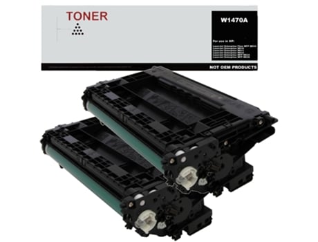 Cartucho de Tóner GENÉRICO Compatible con Hp 147A (2 unidades) - Negro