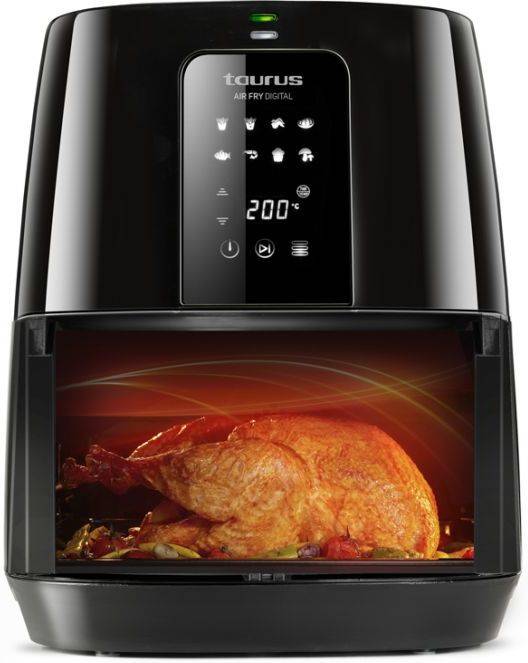 Freidora sin Aceite TAURUS Air Fry Digital (0.8 kg - Negro)