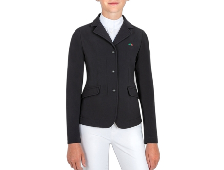 Chaqueta de Equitación para Niña EQUILINE (10/11 Años - Negro)