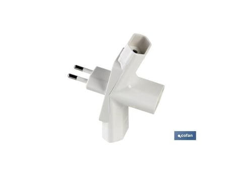 Adaptador Multivia 3 Vias (10a-250v)