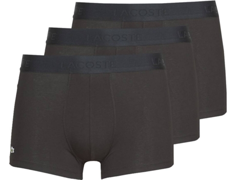 Boxers LACOSTE Algodón Hombre (XL - Negro)