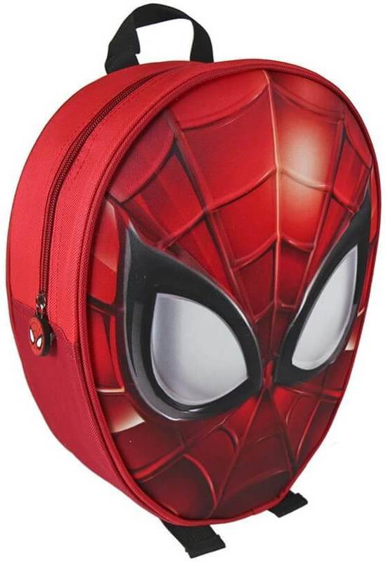 Mochila MARVEL con Forma de Spiderman y Relieve (25 x 31 x 10 cm)