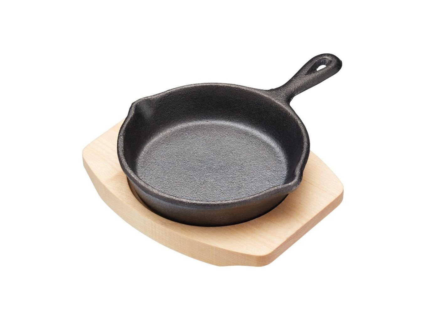 Sartén Redondo de hierro Fundido con Tabla KITCHEN CRAFT Pequeño