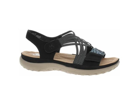 Sandalias RIEKER (36 - Negro)