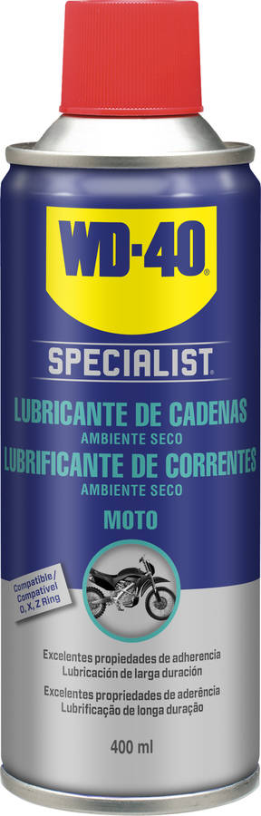 Lubricante Cadena Para wd40 specialist 34074 400 ml 34785 motorbike de cadenas ambiente seco spray 400ml