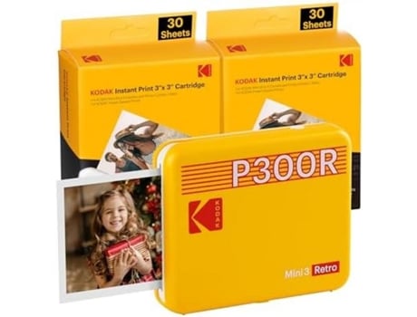 Kit Accesorios Mini 3 Era Amarillo 3X3 60 Hojas KODAK