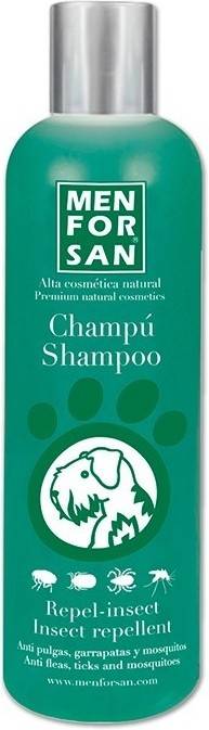 Champú para Perros MEN FOR SAN repelente Natural con Citronela (300Ml)