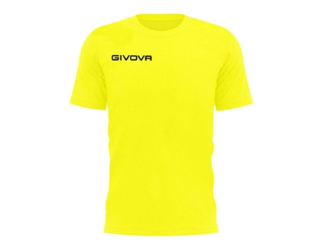 Camiseta de Hombre para Fútbol GIVOVA Fresh Algodón Amarillo (L)