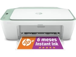 Impresora HP DeskJet 2722e Verde (Multifunción - Inyección de Tinta - Wi-Fi - Instant Ink)