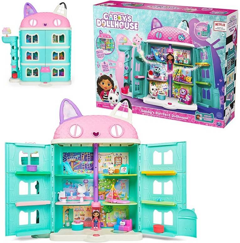 Casa De Muñecas juguete la purrfect gabbys dollhouse edad recomendada 3años