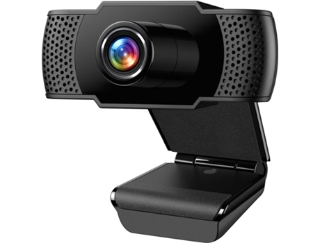 Webcam 1080P con Micrófono, Cámara Web Full HD con Corrección Automática de Luz, Micrófonos con Cancelación de Ruido, Webcam USB para Llamadas de C...