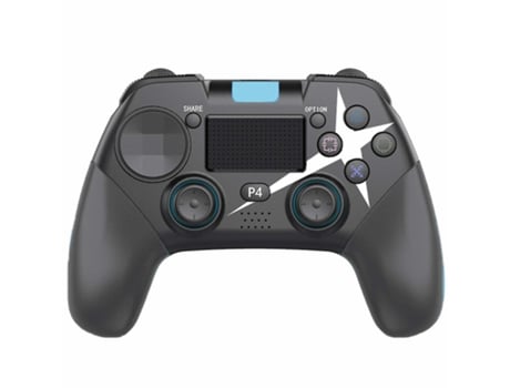 Gamepad Inalámbrico Bluetooth 4.0 con Vibración y Pantalla Táctil para Ps4/Pro/Pc/Steamblack BISBISOUS