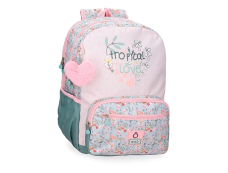 ENSO Mochilas Portaordenador Poliéster Tropical Love Multicolor