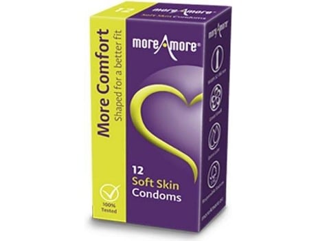 Preservativo MOREAMORE Soft Skin (Silicona - 18 cm)