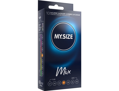 Condones My.Size Mix 57 Mm 10 Piezas MY.SIZE