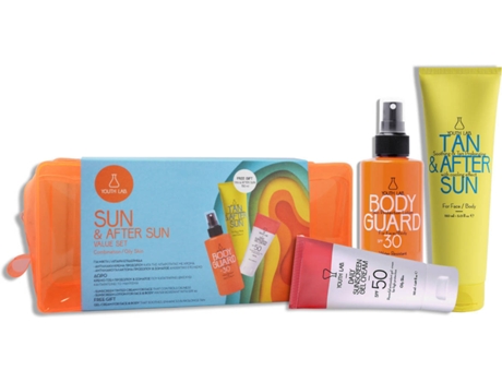 Kit Protector Solar Cuerpo y Rostro YOUTH LAB Total Suncare (50 ml + 150 ml + 200 ml)