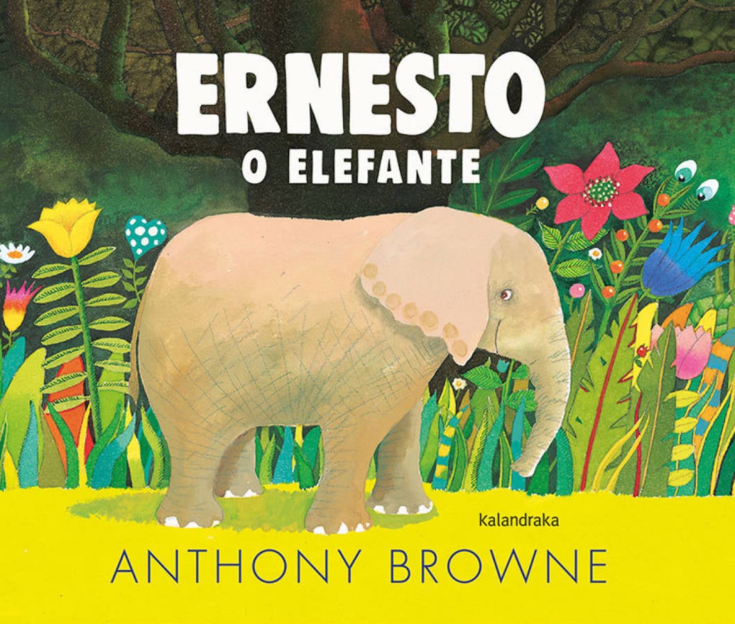 Ernesto O Elefante tapa dura libro de anthony browne galego