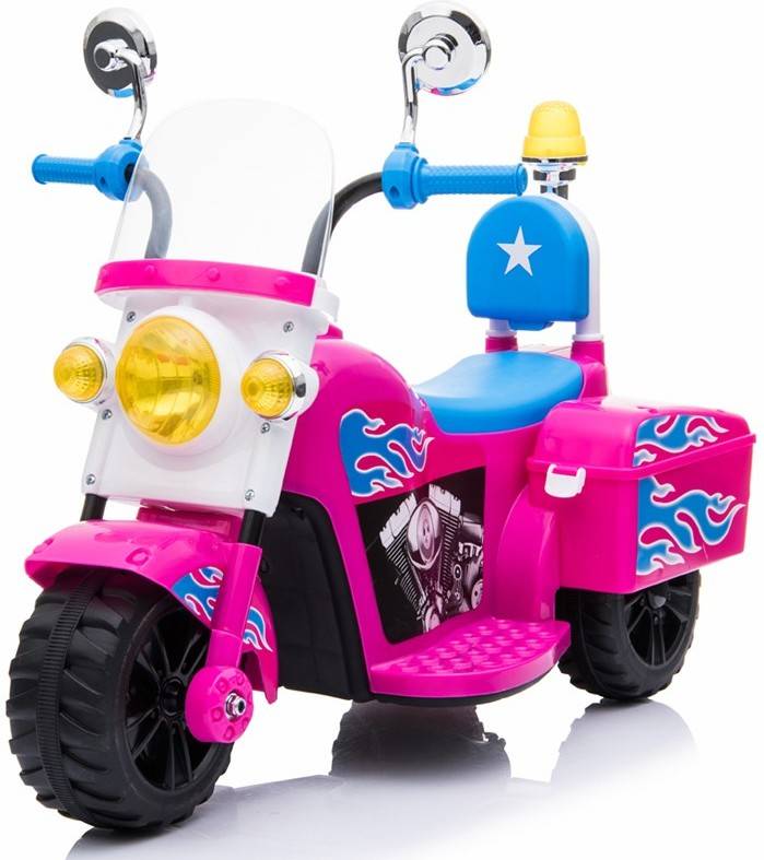 Moto de Policía ATAA CARS Mini Color Rosa