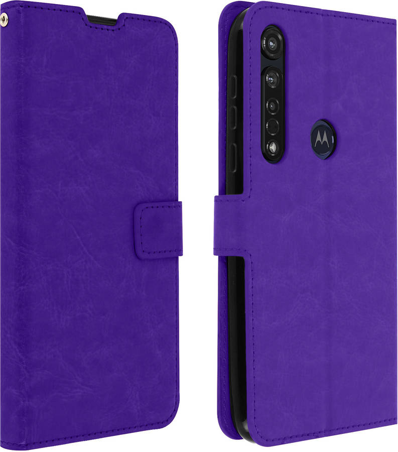 Funda Motorola Moto G8 Plus AVIZAR Vintage Violeta