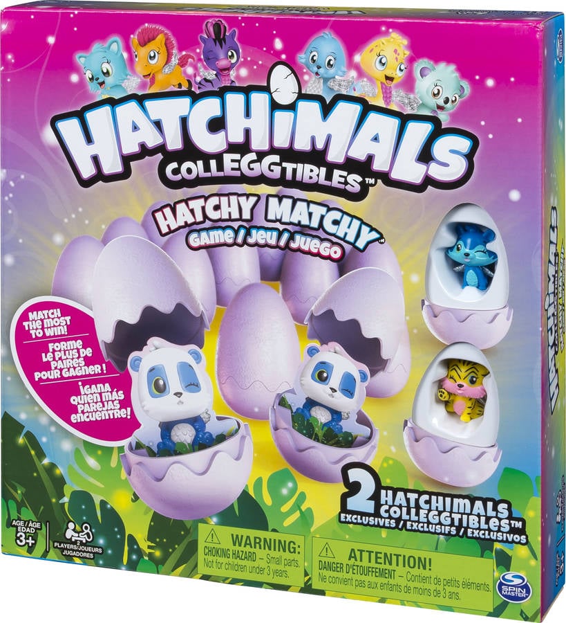 Juego de Cartas HATCHIMALS Hatchy Matchy Correspondientes