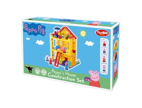 BIG Casita de juguete de Peppa Bloxx 107 piezas