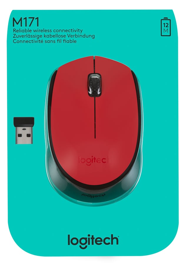 Ratón LOGITECH M171 (Inalámbrico - Óptico)