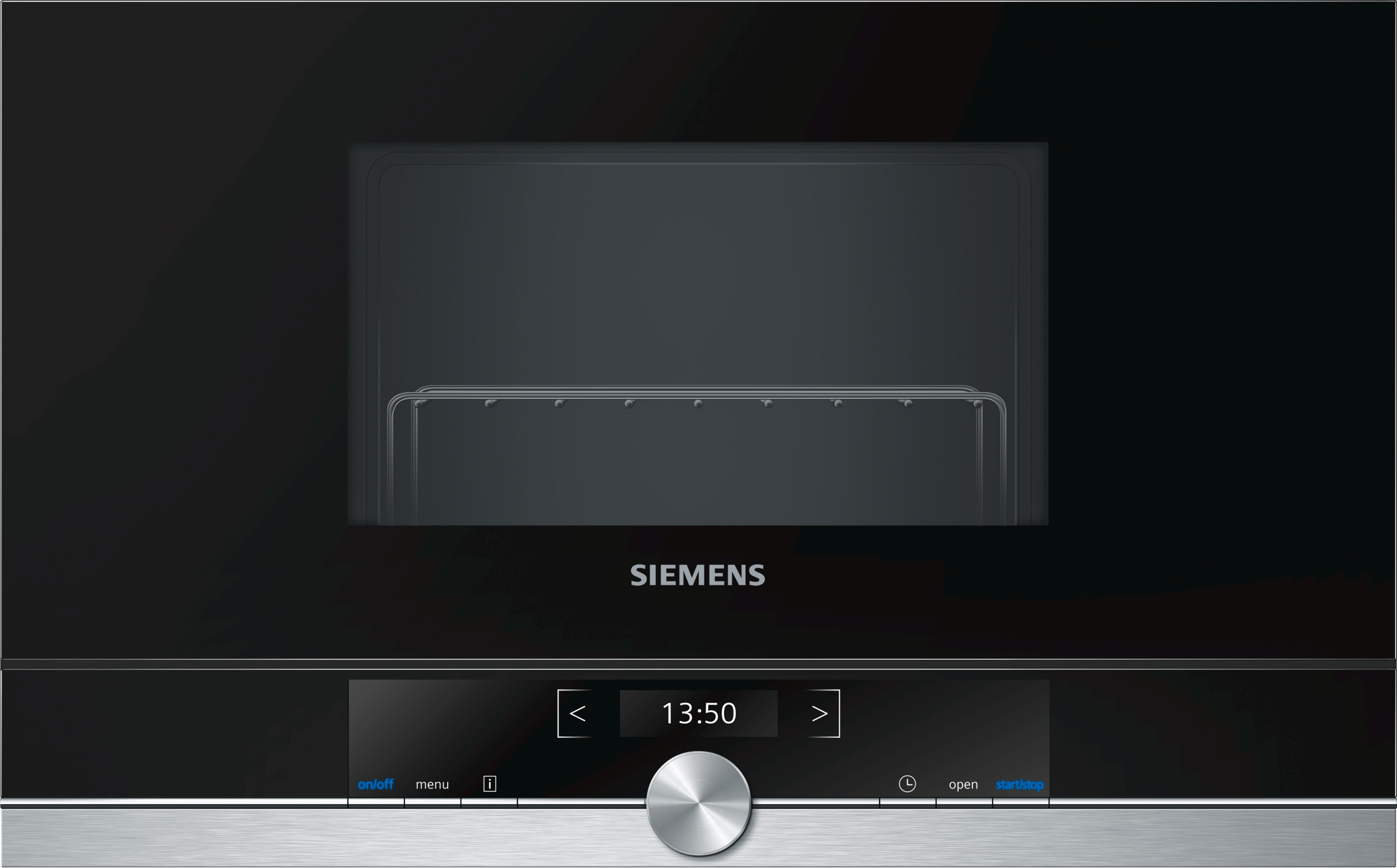 Microondas Integrable SIEMENS BE634LGS1 (21 L - Con grill - Negro)